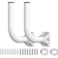 thumbnail image 1 of ZOUSSIQI 2PCS Bridge Bracket Mount, Antenna Pole and Wall Mounted Mount for Outdoor Point to Point AP Access Point Client Bridge CPE, Universal J Pole Mount Accessory CA919-19213, 1 of 9