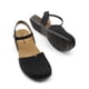 thumbnail image 4 of Sandalias para Mujer DREAM PAIRS DWUMFS2501 Negras Cómodas Planas, 4 of 7