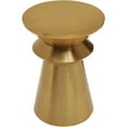 thumbnail image 4 of Meridian Furniture Jai Table d'Appoint en Métal Brossé Or Riche, 4 of 9