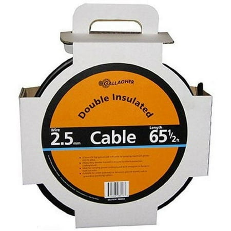 UPC: 0644493086273 | Gallagher Double Insulated Underground Cable Black
