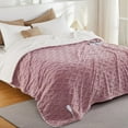 thumbnail image 1 of Electric Blanket CAROMIO King Size Dual Control Dusty Pink, 1 of 9