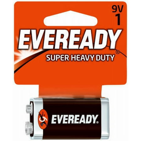 Eveready 1222SW Super Heavy Duty Battery, 9 Volt