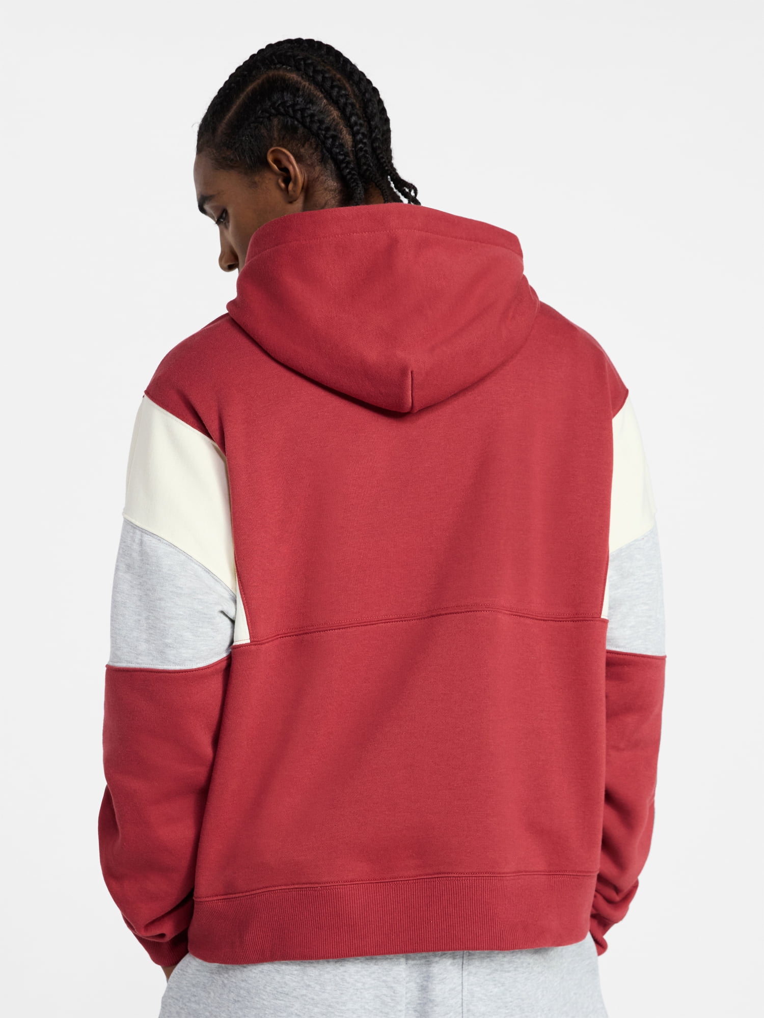 No Boundaries Colorblock Fleece Hoodie, Men's XS-5XL