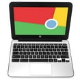 thumbnail image 3 of Restored HP Chromebook 11 G4 Laptop Computer, 2.16 GHz Intel Celeron, 2GB DDR3 RAM, 16GB SSD Hard Drive, Chrome, 11" Screen (Refurbished), 3 of 8