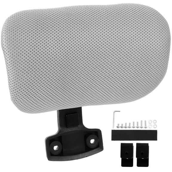 FOMIYES 1Set Premium Grey Office Chair Head Pillow Adjustable Lift Headrest for Home