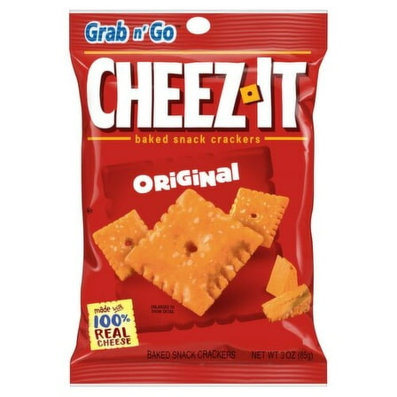 Cheez-It Grab n Go! Crackers Baked Snack - 3 Oz