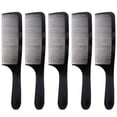 thumbnail image 1 of Miangastore 5pcs Flat Clipper Combs Curved Barber Clipper Comb Haircut Hairdressing Tool, 1 of 8