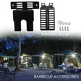 thumbnail image 3 of Ensemble de 2 Supports de Moteur de Rôtissoire en Acier Inoxydable Plaques de Support de Moteur de Barbecue Universelles Outils de Camping en Plein Air, 3 of 7