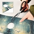 thumbnail image 6 of Yayeee Faucet Mat for Kitchen Sink 30" Diatomite Long Splash Guard Pad, Night Forest Scene, 6 of 7