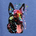 thumbnail image 5 of Wild Bobby Dean Russo German Shepherd Dog Lover Unisex Crewneck Graphic Sweatshirt, Vintage Heather Blue, 3X-Large, 5 of 5