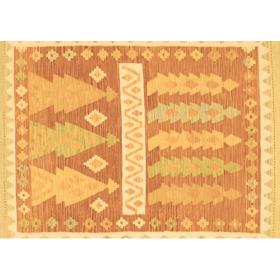 Ahgly Company Indoor Rectangle Southwestern Brown Country Area Rugs, 3' x 5'