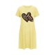 thumbnail image 4 of Camisón corto de mujer, vestido de largo medio con estampado de moda, camisón corto extragrande de mujer, camisón de manga corta con estampado de pecho a la moda, camisón de mujer, 4 of 6