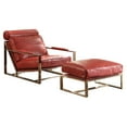 thumbnail image 2 of ACME Quinto Accent Chair in Antique Red and Gold, 2 of 4