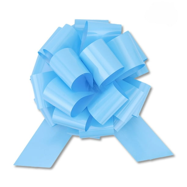 Lazo de regalo HCHENBOW grande de 30,5 cm, azul claro, para regalo, x2