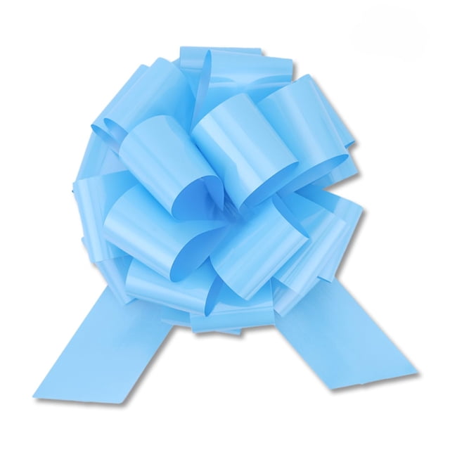 Lazo de regalo HCHENBOW grande de 30,5 cm, azul claro, para regalo, x2