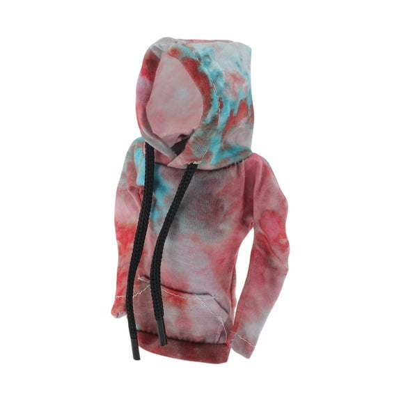 Unique Bargains Gear Shift Knob Cover Car Shift Knob Hoodie Red Polyester 6.3"x5.12" 1 Pc