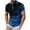 Blue, variant on hotojiny Golf Shirts for Men Fashion Colorblock Short Sleeve Button Collared Tee Casual Summer Tops for Workout Sport