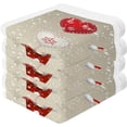 thumbnail image 2 of SKYSONIC 4 PCS Christmas Santa Claus Snowflake Heart Baby Washcloths Towel Set, Highly Absorbent & Soft Cotton Wash Cloths, Face Hand Towels for Bathroom, Multi-Purpose Fingertip Towels, 12"x 12", 2 of 7