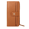 thumbnail image 1 of Cartera Larga De Cuero Para Mujer Lab.G, Marrón, 1 of 5