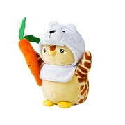 Pudgy Penguins Plush Buddie (1) with Giraffe Skin and a Teddy Bear Hat
