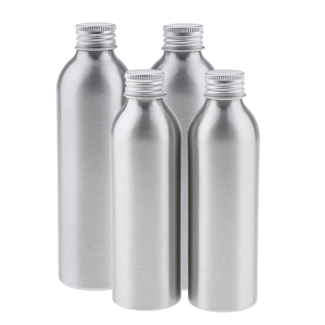 Recipientes reutilizables de artículos de tocador Colco Botella de maquillaje de agua de aluminio
