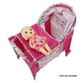 thumbnail image 5 of Baby Alive: Deluxe Doll Play Yard - Pink & Rainbow - Fits Dolls up to 18", Folds For Travel & Storage, Pretend Play For Kids Ages 3+, 5 of 7