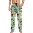 thumbnail image 4 of Top-kevin Cute Cat Pajama Pants Mens Lounge Pants Super Soft Men Pajama Bottoms with Pockets Drawstring, 4 of 14
