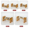 thumbnail image 2 of Elevated Pet Bowls for Small Dogs & Cats Featuring Adjustable Tilt Angle,Dual Stainless Steel Bowls on Stable Stand,Promotes Digestion and Whisker Comfort, 2 of 11