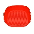 square-air-fryer-silicone-baking-tray-square-air-fryer-silicone-color