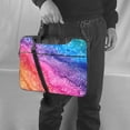 thumbnail image 5 of Lsque Rainbow Glitter Cute Pattern Laptop Bag – Portable & Slim Single-Shoulder Computer Case with Adjustable Strap, Protective, Lightweight for 13”/14”/15.6” Laptops, 5 of 8