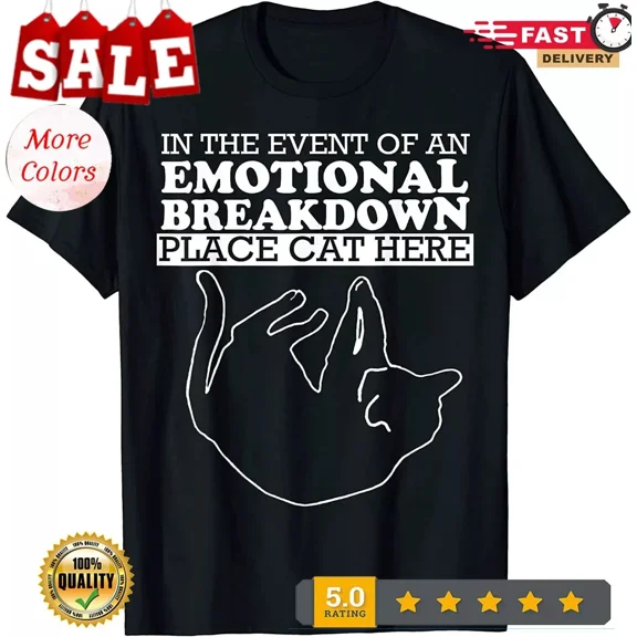 NEW LIMITED Funny Cat Shirts for Cat Dad Mom Gift T-Shirt.