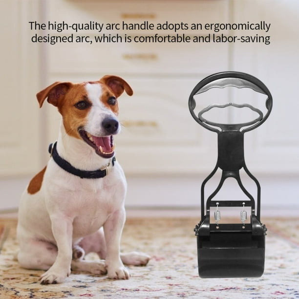 Baohd Pet Pooper Scooper Animal Feces Collector Portable Poo Remover Toilet Waste Picker Black Workhe Black