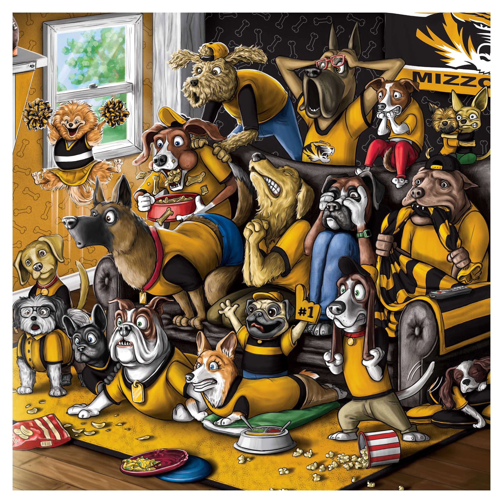 IDNA Missouri Tigers 13.25" x 17.25" Purebred Fans Wall Art