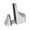 Pearl white, variant on ZPAQI Adjustable Glass Shelf Brackets Metal Clamp Bathroom Wall Mount for Renovations