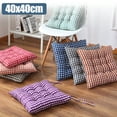 thumbnail image 7 of 16x16 inch Anti Slip Soft Square Cotton Chair Seat Cushion Pillow Mat Pads Buttocks for Kitchen Chairs Home Office Decor, 7 of 7
