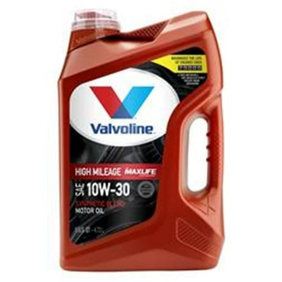 Valvoline Oil Valvoline 5 Quart 10W30 High Mileage MaxLife Motor Oil. Helps exten