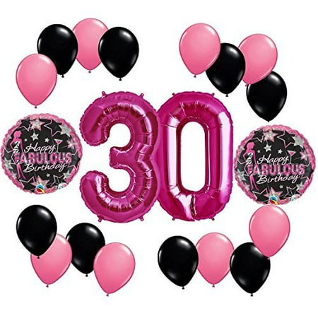  30Th  Birthday  Party  Supplies  Fabulous Birthday  Balloon 