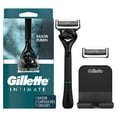 thumbnail image 2 of Gillette Intimate Pubic Hair Razor for Men, Men’s Pubic Razor for Manscaping, Gentle and Easy to Use, Designed For Pubic Hair, 1 Razor Handle, 2 Razor Blade Refills, 2 of 16