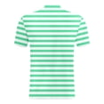 thumbnail image 6 of Men's Polo Shirts Short Sleeve Knit Striped Print Breathable Top Business Leisure Summer Golf Shirts for Men Mint Green M, 6 of 6