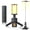 Gray, variant on Telescopic Camping Lights Rechargeable 14000 Mah Led Multifunction Magnetic Lanterns Job Site Lighting Cordless Dimmable Tent Lamp Portable Power Supply 6000lm Ipx5 Waterproof