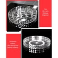 thumbnail image 4 of Caja De Almacenamiento De Cosméticos Con Patrón De Diamante, Organizador De Almacenamiento De Cosméticos De Diamante Giratorio Grueso Para Lápiz Labial, 4 of 7