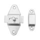 thumbnail image 1 of Cerradura de puerta de habitación Yashi con hebilla antirrobo acero inoxidable plata, 1 of 5