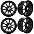 thumbnail image 2 of cciyu 17 inch Wheel rim size:17*9.0in,ET:10,H/PCD:6*139.7,CB:110.1,MATT BLACK-4 pcs, 2 of 4