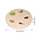 thumbnail image 2 of Tablero del ciclo de vida Montessori El tablero de deducción circular para la enseñanza está hecho de madera. Educación temprana. Niños en edad preescolar. Mariposas, ranas, pollitos, tortugas., 2 of 4