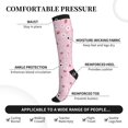 thumbnail image 4 of Picia Hand Drawn Strawberry Printed Sports Compression Socks - 15-20mmHg Graduated Compression, High-Performance Soft and Breathable Socks for Men and Women, 4 of 5