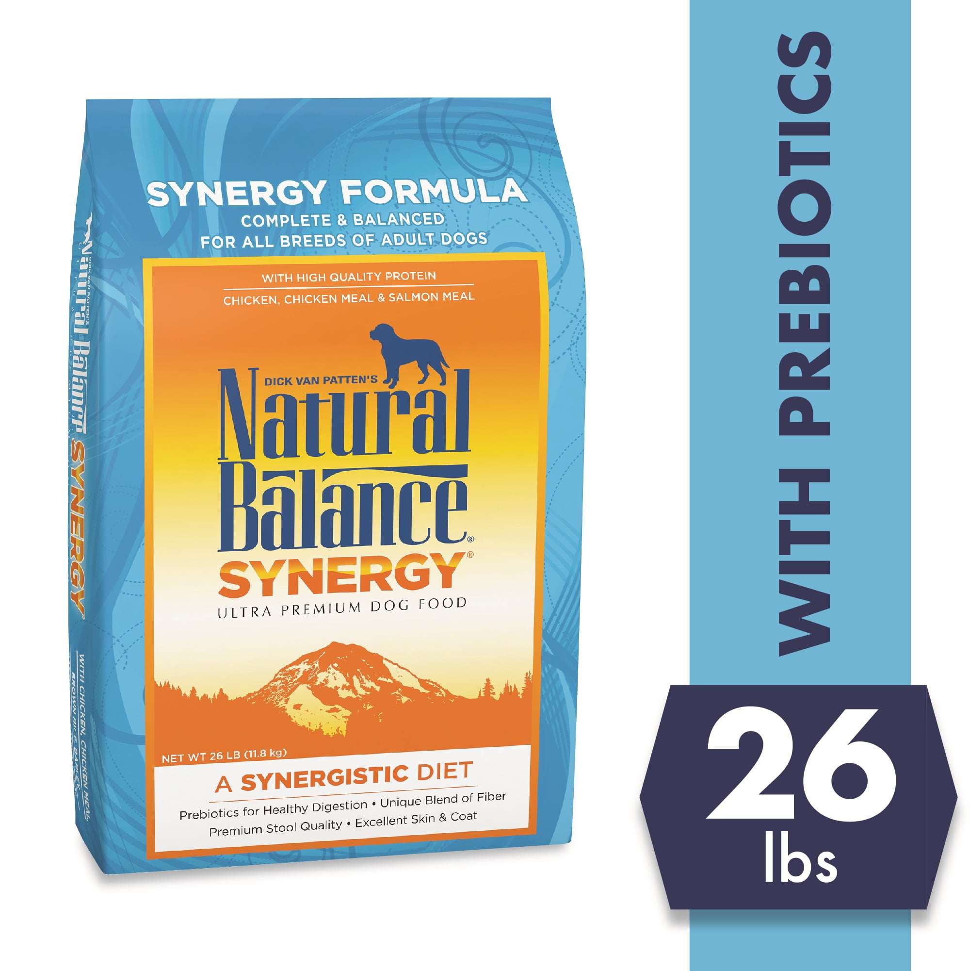 Natural Balance Synergy Ultra Premium Formula Dry Dog Food, 26Pound