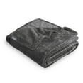 thumbnail image 1 of Bare Home Microplush Fleece Textured Blanket - 300 GSM - Fuzzy Microfleece - Soft & Plush - Full/Queen, Gray, 1 of 6