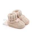 thumbnail image 6 of OOOUM Baby Booties Newborn Cozy Knit First Walkers Button Closure Soft Sole Infant Shoes,CN:One Size, 6 of 8
