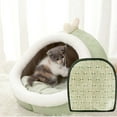 thumbnail image 2 of Ashosteey Cat Beds for Indoor Cats,Fluffy Large Cat House for Kitten and Small Pet,Soft Washable Cat House Furniture for Kitten Tent Cave, Cute Pet Beds for Kitten Puppy Cat Cave Anti-Slip Bottom, 2 of 7