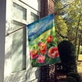 thumbnail image 2 of Iowa Wild Prairie Roses in Watercolor House Flag, 2 of 5